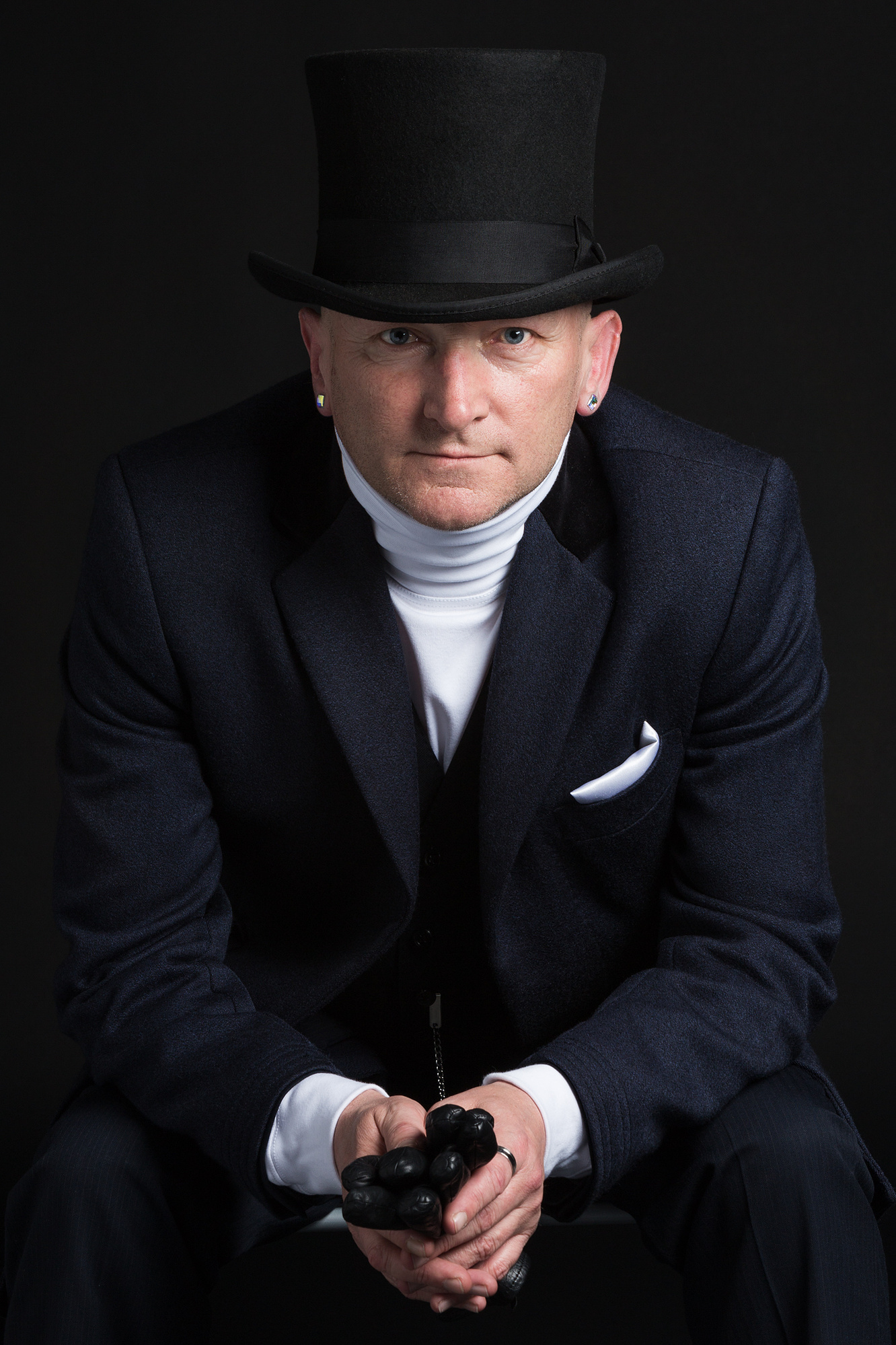 Colin Rosie, now hatseller, former homeless